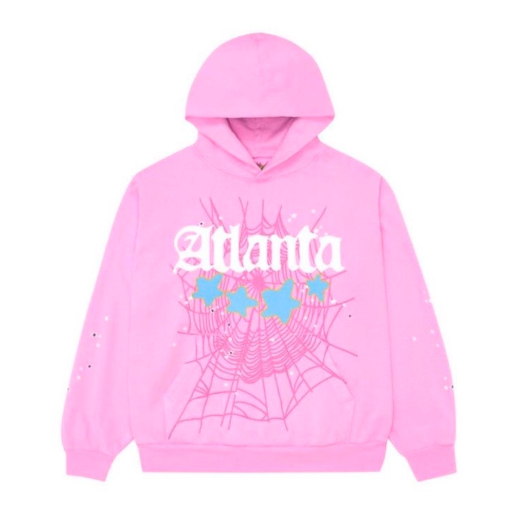 Spider Worldwide Atlanta Hoodie Light Pink Size Small